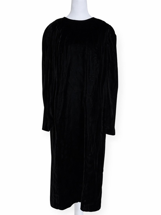 Morgan Taylor Dresses & Skirts - VTG 80s 90s Morgan Taylor Black Velvet Evening Gown 18W Retro Party Prom Bow